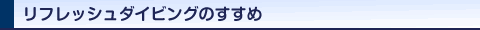 ���t���b�V���_�C�r���O�̂�����